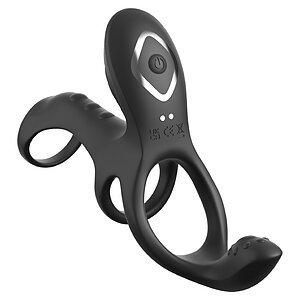 Pipedream Ultimate Couples Cage Max – 3 Motoare Negru pe SexLab