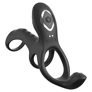 Pipedream Ultimate Couples Cage Max – 3 Motoare Negru pe SexLab