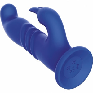 Playhouse Rabbit Rotativ Punct G — 10 Vibrații, 10 Rotații Albastru