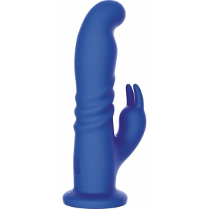 Playhouse Rabbit Rotativ Punct G — 10 Vibrații, 10 Rotații Albastru