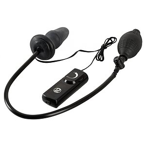 Plug Anal Ajustabil Cu Vibrații Funny Hills Negru pe SexLab