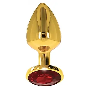 Plug Anal Cu Bijuterie La Baza L Auriu pe SexLab
