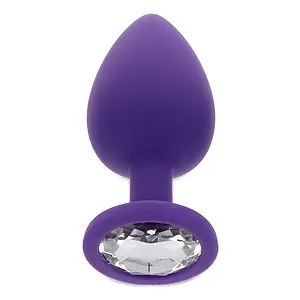 Plug Anal Mare Din Silicon Mov Plug Anal Diamond Jewel Mov Toyjoy