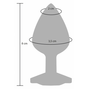 Plug Anal Diamond Jewel Medium Roz