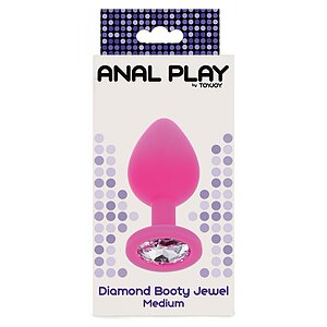 Plug Anal Diamond Jewel Medium Roz
