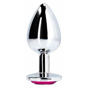 Plug Anal Heart Gem Medium Argintiu