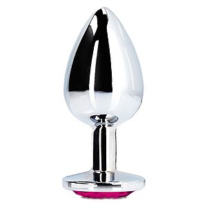 Plug Anal Heart Gem Small Argintiu