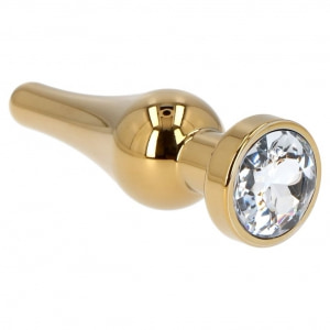 Plug Anal Mini 10 cm Auriu cu Bijuterie Toyz4lovers Plug Anal Mini 10 cm Auriu cu Bijuterie Toyz4lovers pe Sexlab.ro