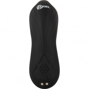 Plug Anal RC 2 Funcții, Rotativ și Vibrant Negru