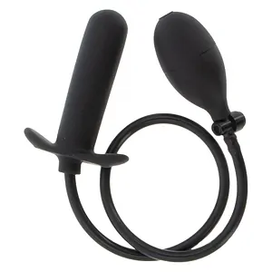 Plug Anal Umflat Starter Negru Reglabil 3–5.5 cm pe SexLab