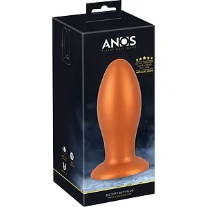 Plug Anal Silicon Lichid Non Poros 13.7 Cm Inserabil Plug Anal Cu Ventuza Hands Free 400 G