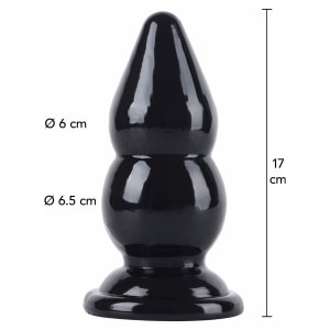 Plug Anal XL Hidden Desire 17 cm — Extreme Negru