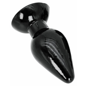 Plug Anal XXL 14 cm — Negru, Bază Lată Pentru Siguranță