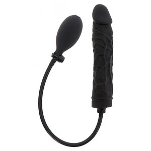 Plug Gonflabil 18cm Negru Silicon 100% și Supapă Rapidă Plug Gonflabil 18cm Negru Silicon 100% și Supapă Rapidă pe Sexlab.ro