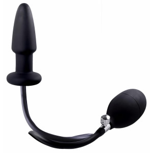 Plug Gonflabil NMC Reglabil cu Pompă și Supapă 15cm Negru pe Sexlab.ro