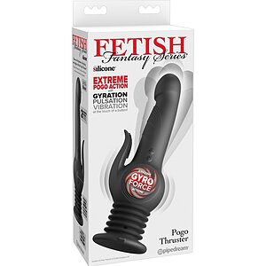 Pogo Thruster – Vibrator 3 Viteze, 10 Moduri, USB, Ventuză pe SexLab