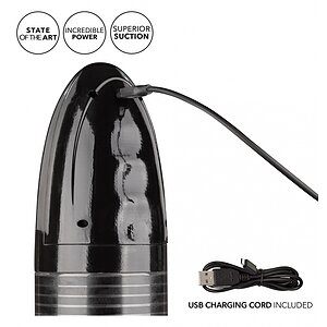 Pompa Automată CalExotics Optimum – Reîncărcabilă, 3 Moduri Negru
