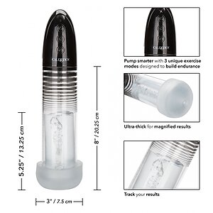 Pompa Automată CalExotics Optimum – Reîncărcabilă, 3 Moduri Negru