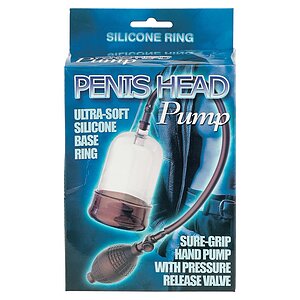Pompă Penis Head Negru