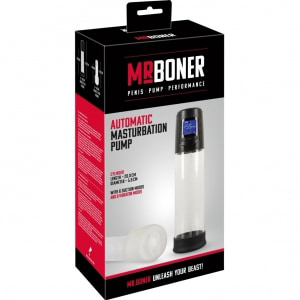 Pompa Pentru Penis Mister B. 6 Trepte, 8 Moduri, Reîncărcabilă Transparent