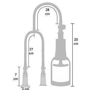 Pompiță Vacuum Pentru Sfârcuri Negru