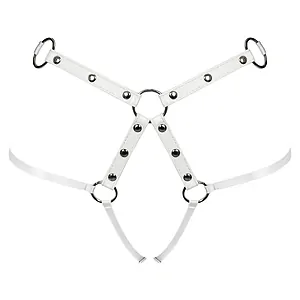 Portjartier Obsessive A758 Alb Portjartier Obsessive A758 Alb pe SexLab