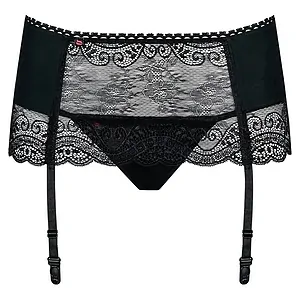 Portjartier Obsessive Miamor Negru Portjartier Obsessive Miamor Negru pe SexLab