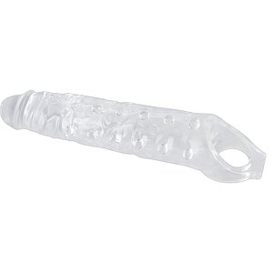 Prelungitor Crystal Skin Penis Sleeve Transparent pe Sexlab.ro