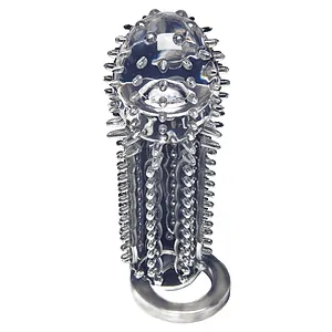 Prelungitor OptiMALE Stimulator Transparent pe SexLab