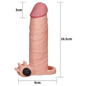 Prelungitor Penis Pleasure X-Tender Vibrating 1