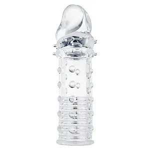 Prelungitor Penis Power Stud Transparent Prelungitor Penis Power Stud Transparent pe SexLab
