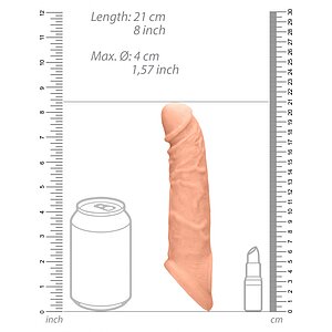 Prelungitor Penis Sleeve 21cm Shots