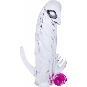Prelungitor Penis Sleeve Stimulate Vibe Transparent pe Sexlab.ro