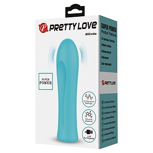 Pretty Love Alfreda Verde — Mini Vibrator 12 Moduri, Reîncărcabil