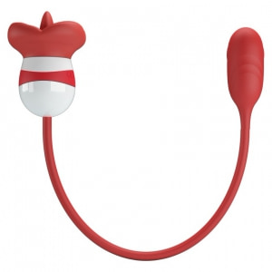 Pretty Love Aliyah – Stimulator Dublu, USB Reîncărcabil Roșu Pretty Love Aliyah – Stimulator Dublu, USB Reîncărcabil Roșu pe Sexlab.ro