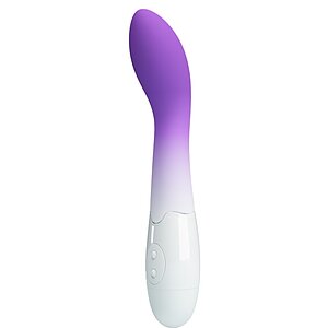 Pretty Love Bishop, Vibrator curbat Punct G, 30 Funcții Mov pe SexLab