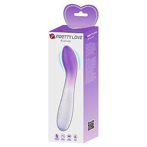 Pretty Love Bishop, Vibrator curbat Punct G, 30 Funcții Mov