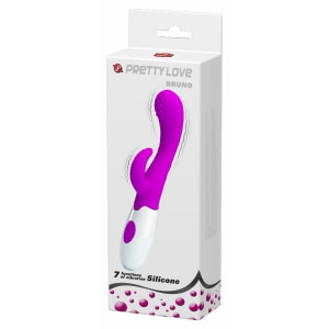 Vibrator Rabbit Pretty Love Bruno pentru Vagin și Clitoris