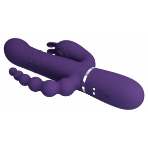 Pretty Love Cammy Vibrator Triplu Reîncărcabil Mov