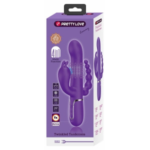 Pretty Love Cammy Vibrator Triplu Reîncărcabil Mov