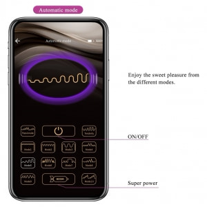 Pretty Love Casper Purple — Ou Vibrator 12 Moduri, USB Mov