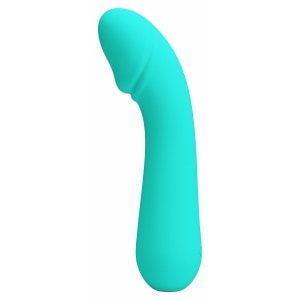 Pretty Love Cetus – Vibrator Punctul G 15 cm, 12 Moduri Albastru pe Sexlab.ro