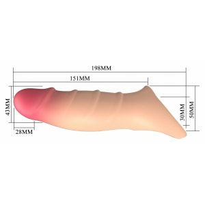 Pretty Love Damell Natural – Manșon Texturat Realist