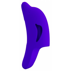 Pretty Love Delphini – Vibrator De Deget 10 Moduri, Compact Albastru