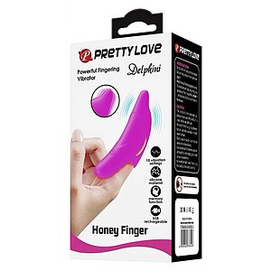 Pretty Love Delphini Vibrator De Deget 10 Funcții Mov Discret