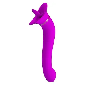 Vibrator Cu Limbuta Pentru Clitoris Si Punct G