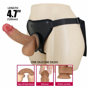 Pretty Love — Ham Strap-on Realist, Confort Elastic Pretty Love — Ham Strap-on Realist, Confort Elastic pe Sexlab.ro