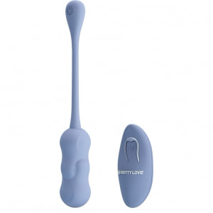 Pretty Love Leshy Blue — Ou Vibrant Compact, Telecomandă Albastru