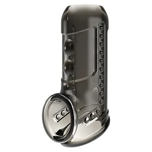 Pretty Love Manșon Texturat TPE — Soft și Waterproof Gri Pretty Love Manșon Texturat TPE — Soft și Waterproof Gri pe SexLab