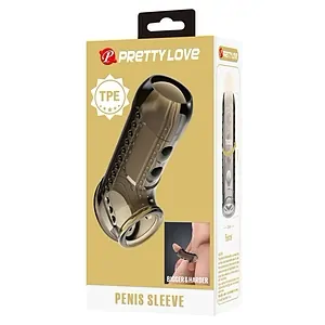 Pretty Love Manșon Texturat TPE — Soft și Waterproof pe SexLab